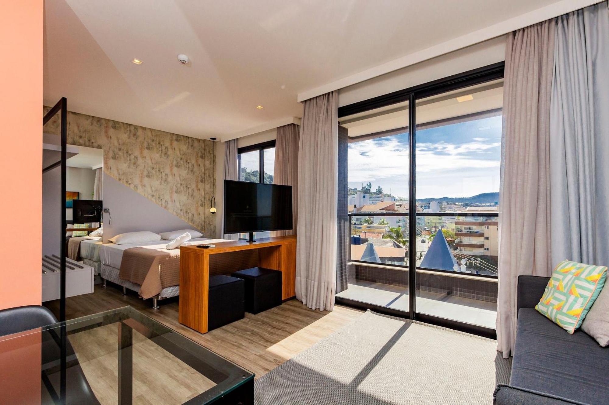 Aion Suites 302 - Lindo Apartamento Com Vista Para O Mar, A 60M Da Praia De Bombinhas, Com Piscina E Academia No Rooftop. Zewnętrze zdjęcie
